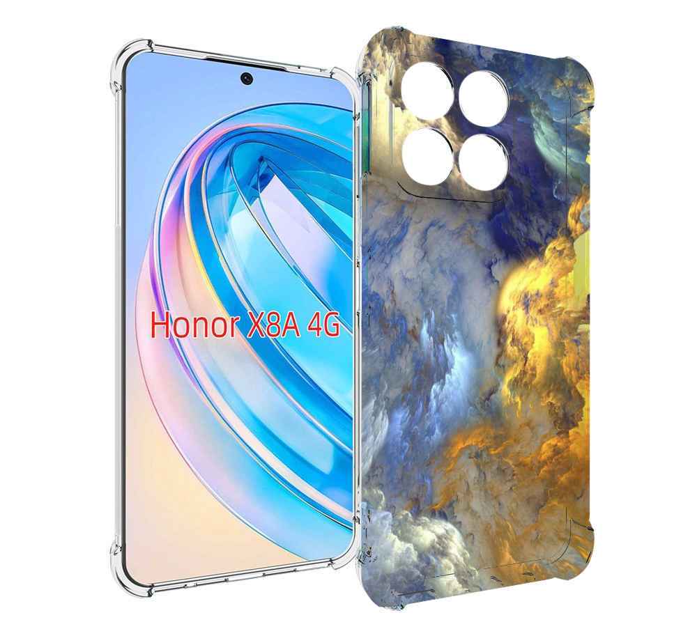 

Чехол MyPads мраморное небо для Honor X8a, Tocco
