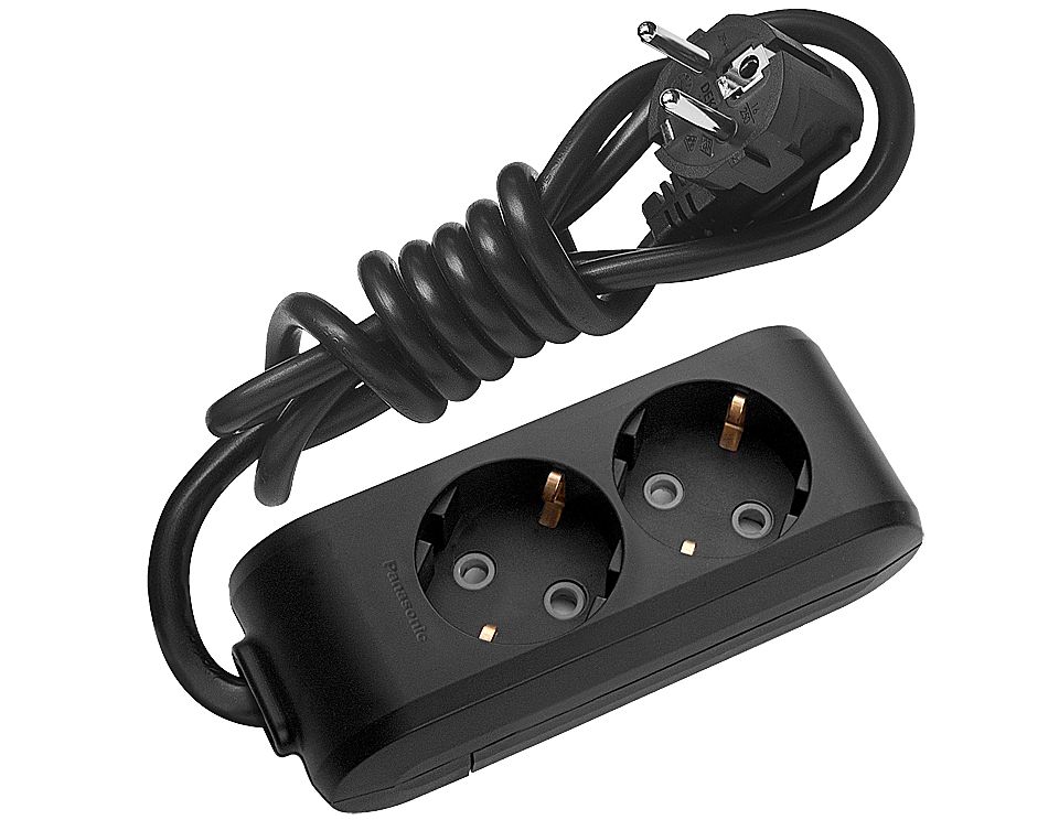фото Удлинитель panasonic wltb02232bl-ru