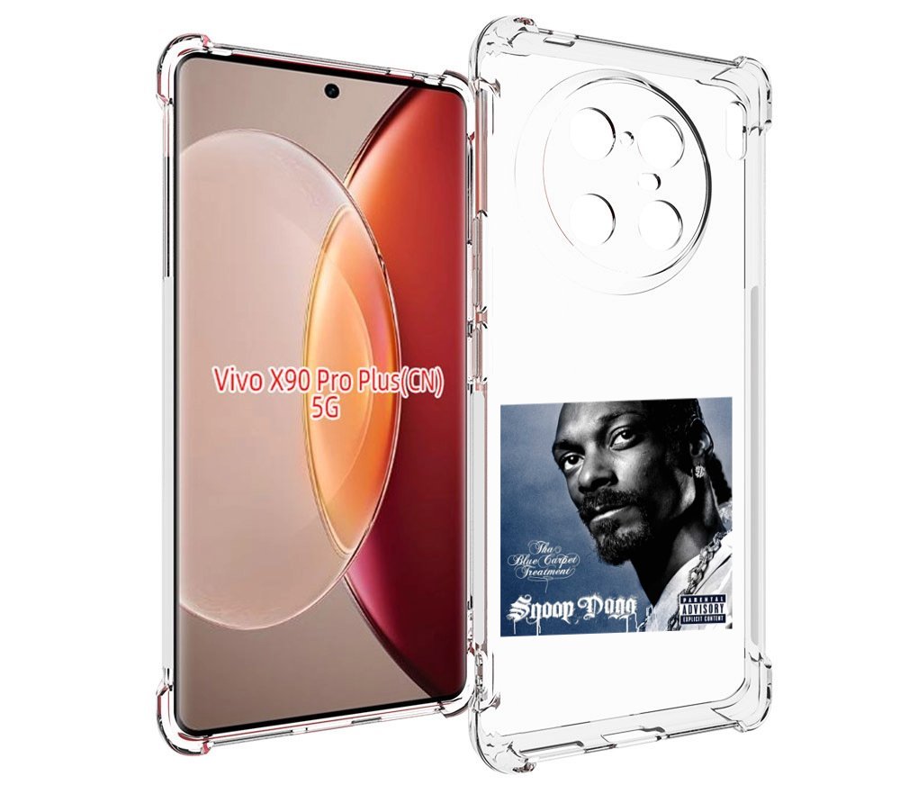 

Чехол MyPads Snoop Dogg THA BLUE CARPET TREATMENT для Vivo X90 Pro Plus, Прозрачный, Tocco