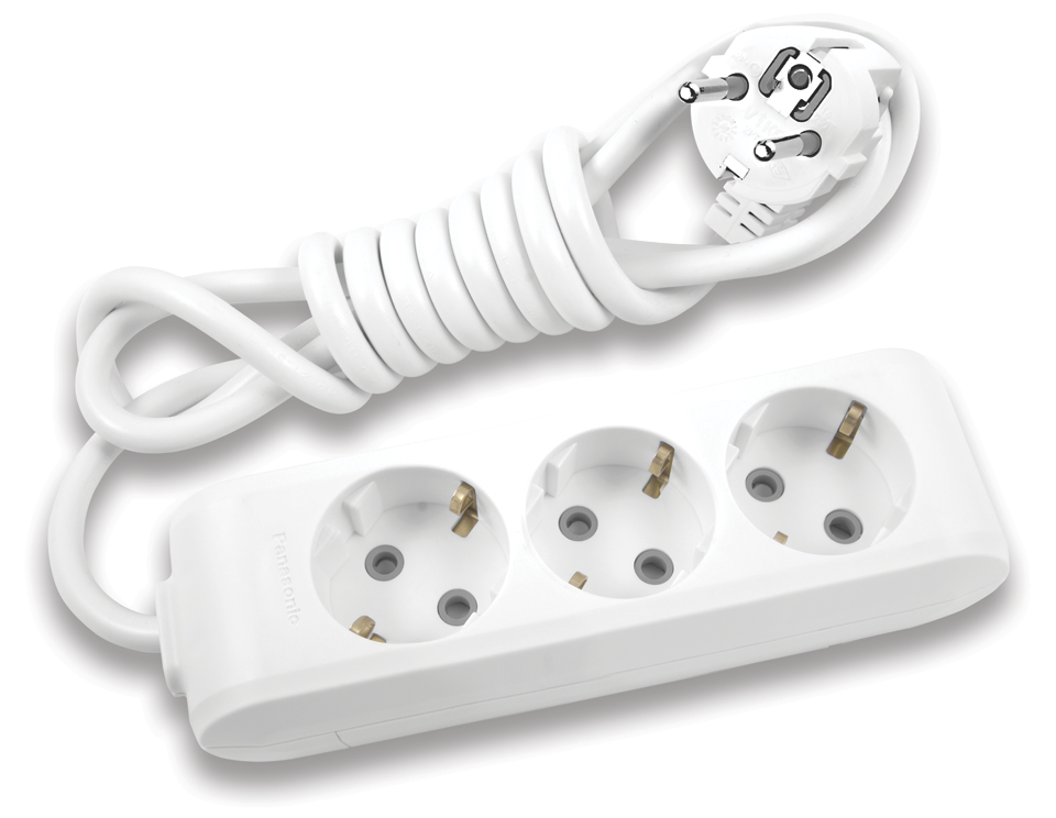 фото Удлинитель panasonic wltb02332wh-ru