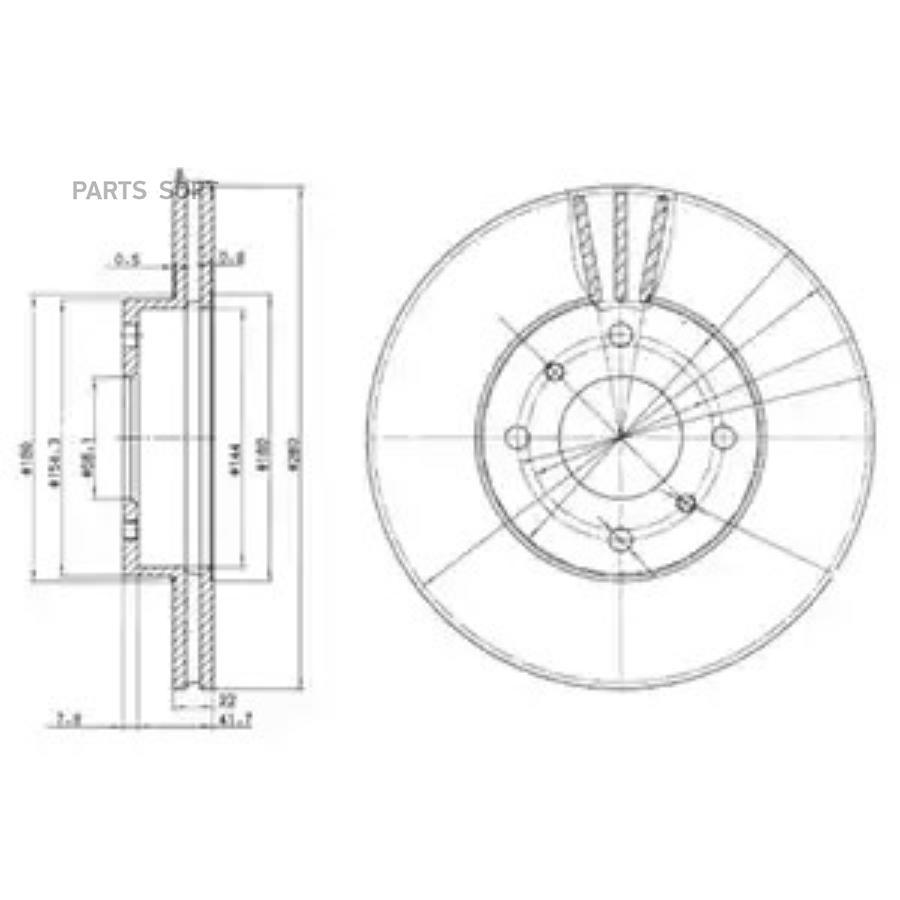 

Bg3596_диск тормозной передний nissan almera/primera 1.5-2.2d 98>