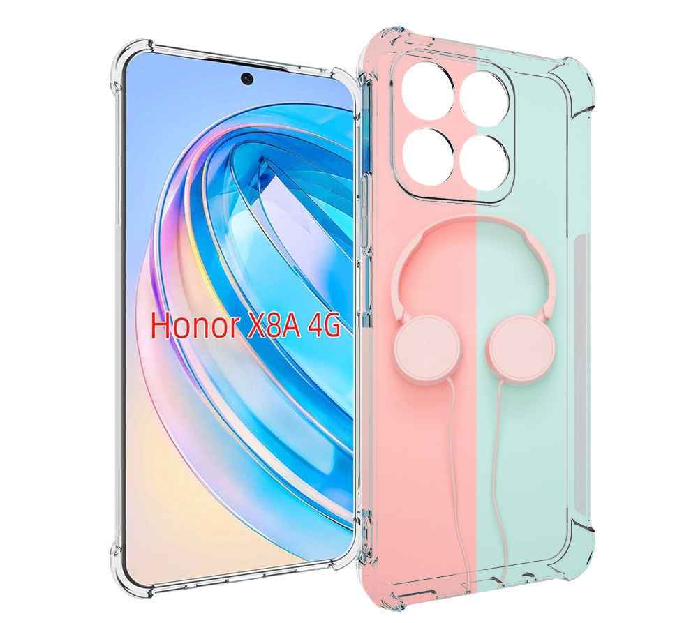 

Чехол MyPads наушники-минимализм для Honor X8a, Tocco