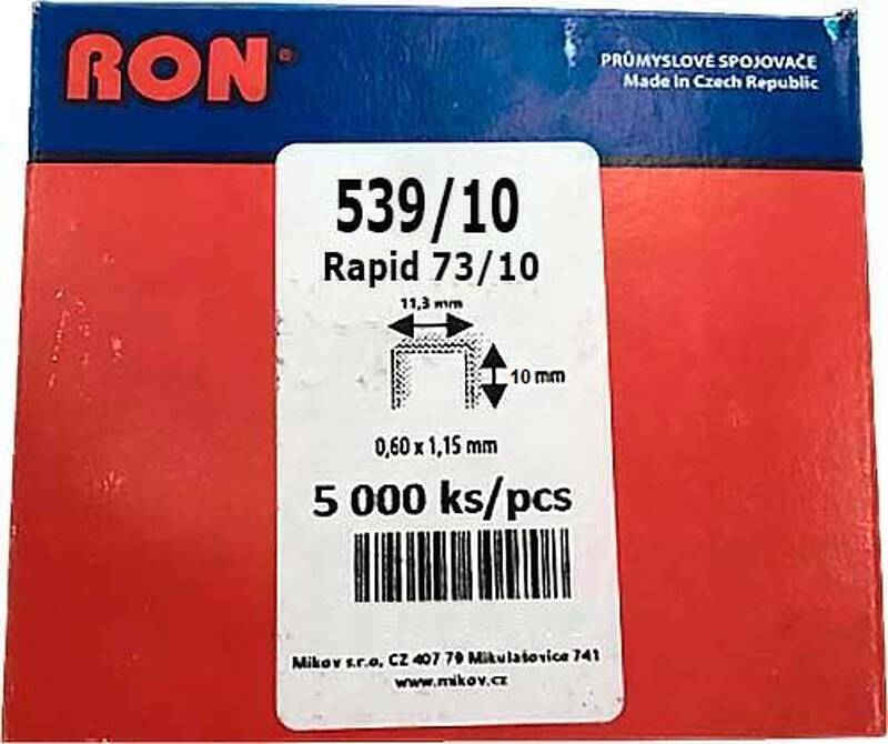 Скоба RON 73/10 5000 шт 539/10 10101548