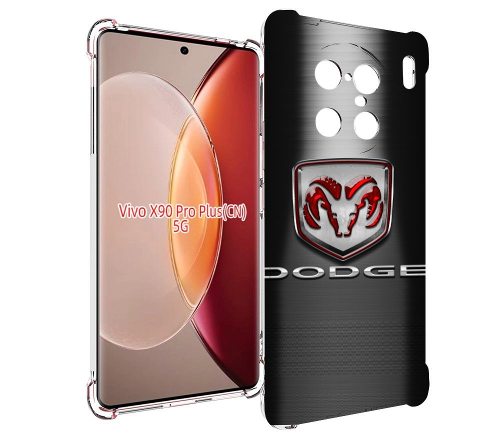 

Чехол MyPads dodge додж 1 мужской для Vivo X90 Pro Plus, Прозрачный, Tocco
