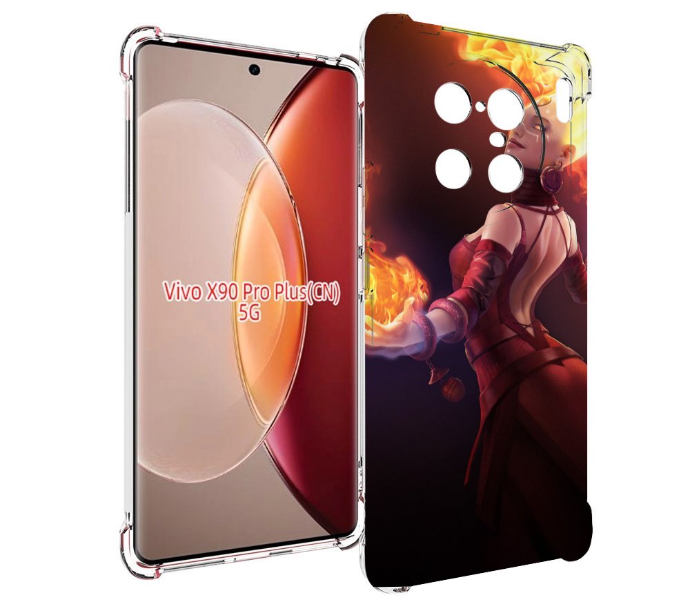 

Чехол MyPads dota 2 Lina для Vivo X90 Pro Plus, Прозрачный, Tocco