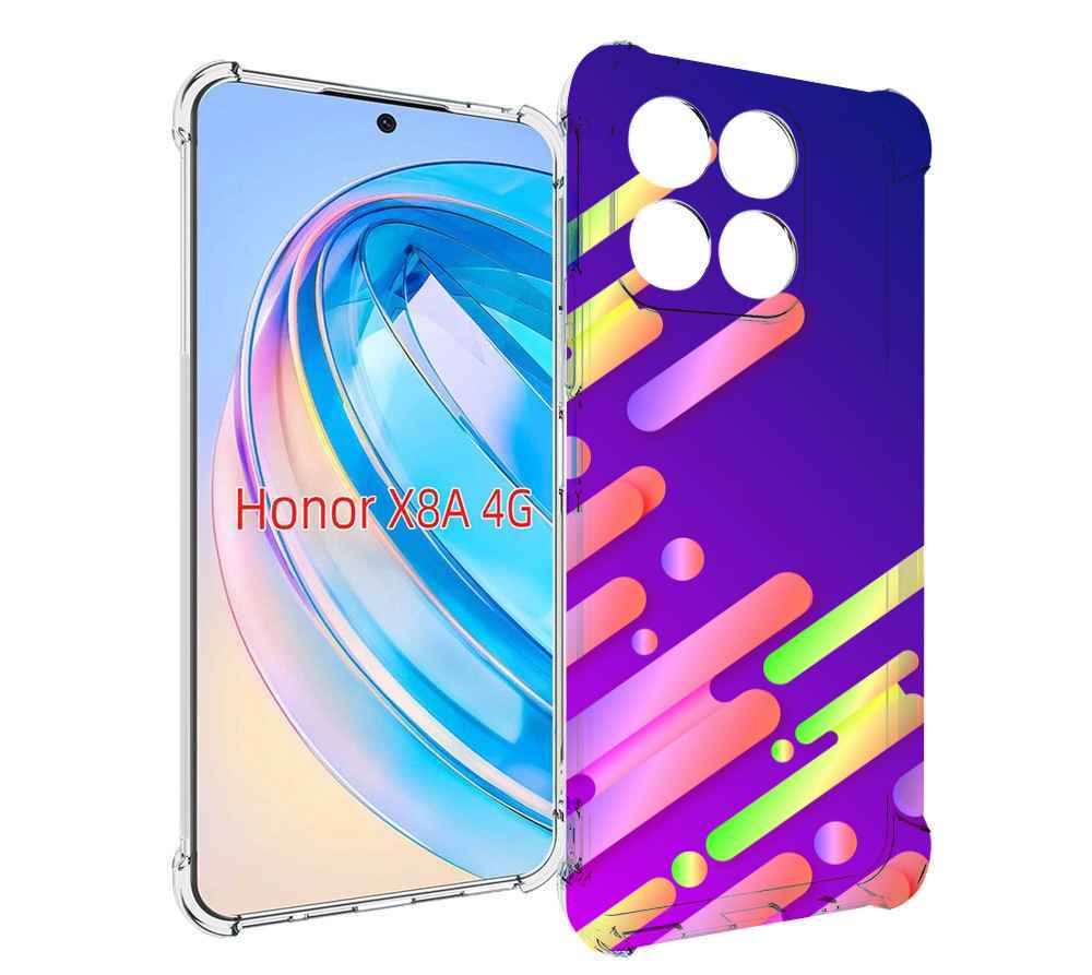 

Чехол MyPads неоновый-фон для Honor X8a, Tocco