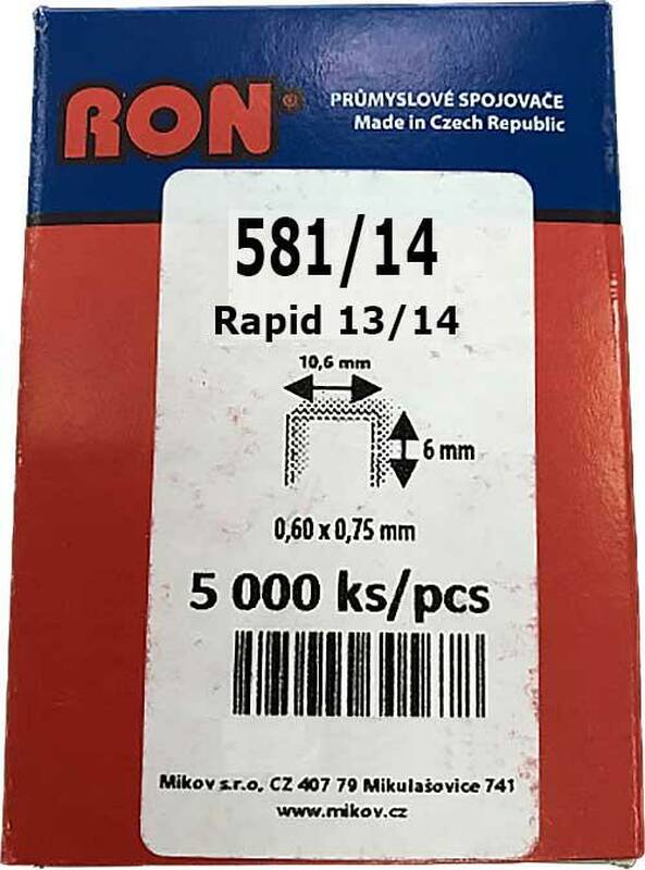 Скобы 13/14 5000 шт Ron 581/14 10101599