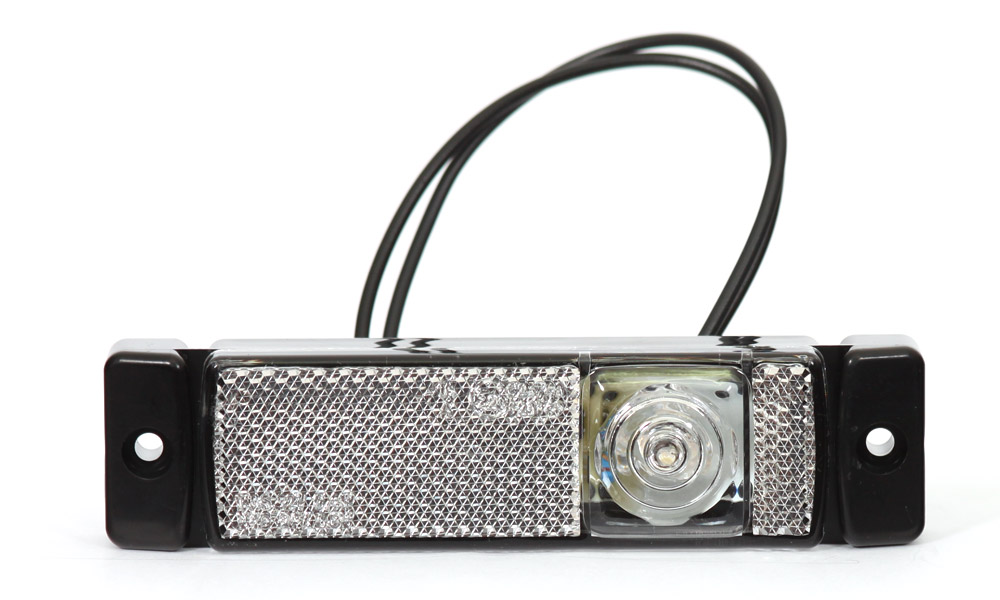 

Фонарь габаритный LED белый 130*32*20 222W45 (WAS)