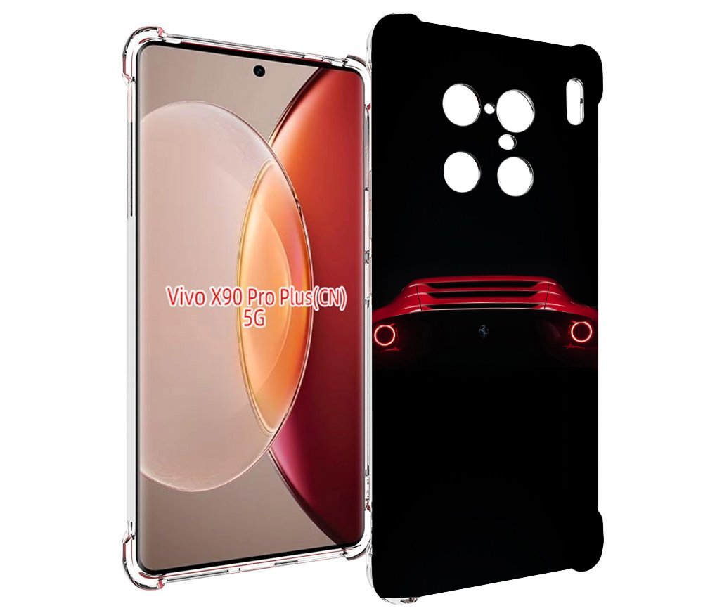 

Чехол MyPads ferrari феррари 1 для Vivo X90 Pro Plus, Прозрачный, Tocco