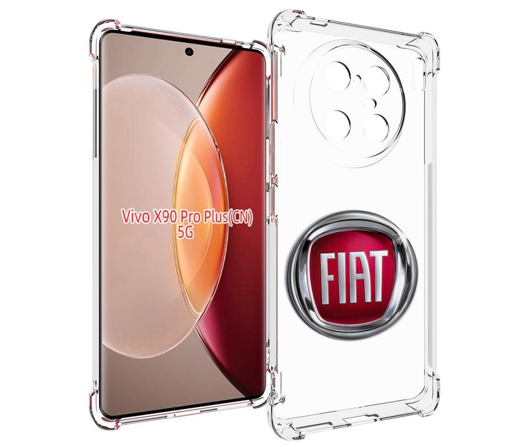 

Чехол MyPads fiat-фиат мужской для Vivo X90 Pro Plus, Прозрачный, Tocco