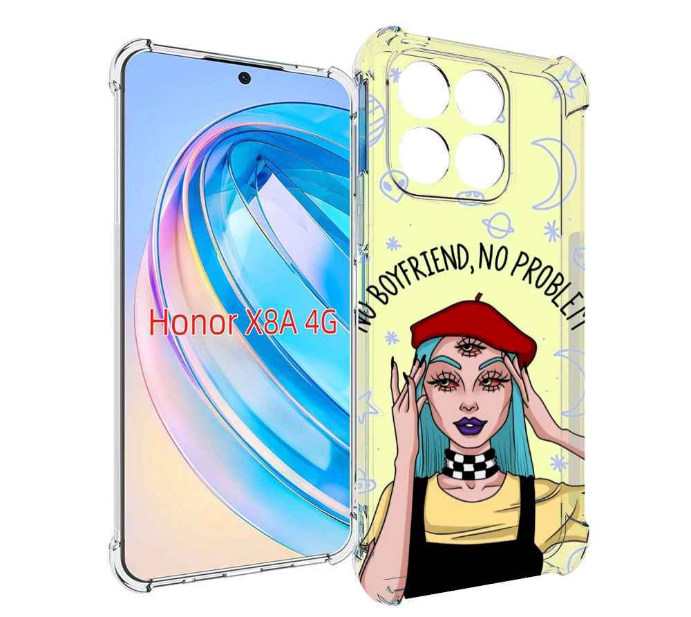 

Чехол MyPads нет-проблем-нет-мужчин женский для Honor X8a, Tocco