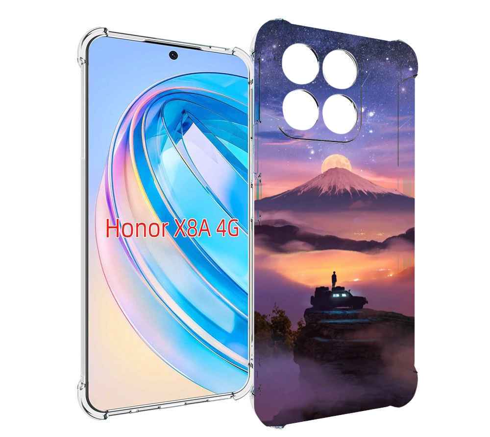 

Чехол MyPads ночь-в-горах для Honor X8a, Tocco