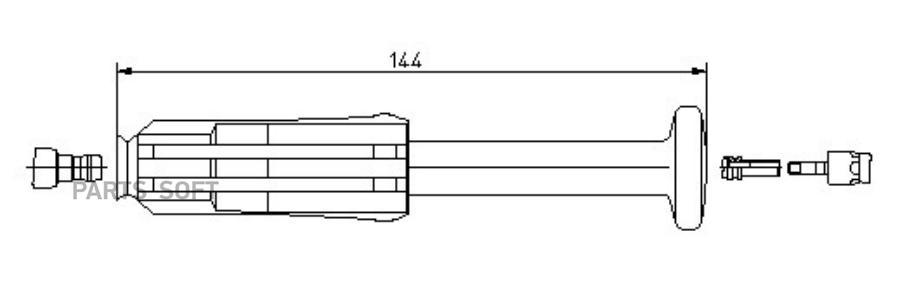 Br-133032_наконечник провода высоковольтного mb w202/w124/w210/w140/vito 1.8-3.6 88-06