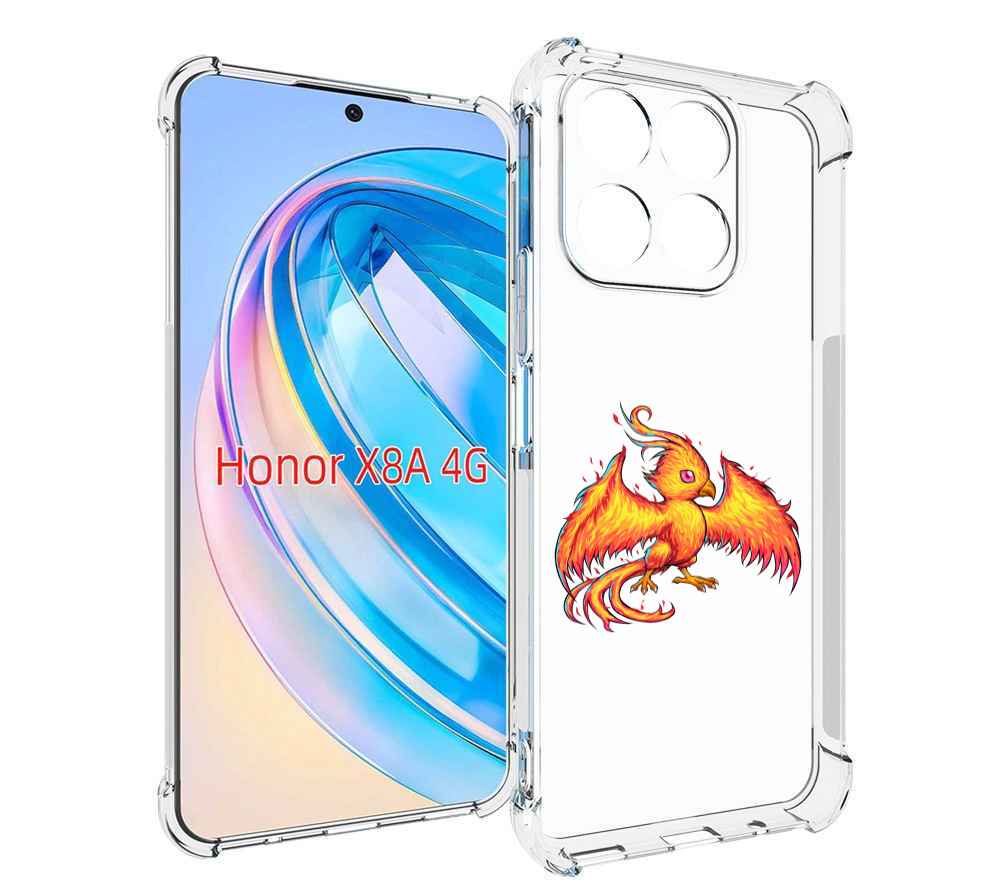 

Чехол MyPads огненная-птичка для Honor X8a, Tocco