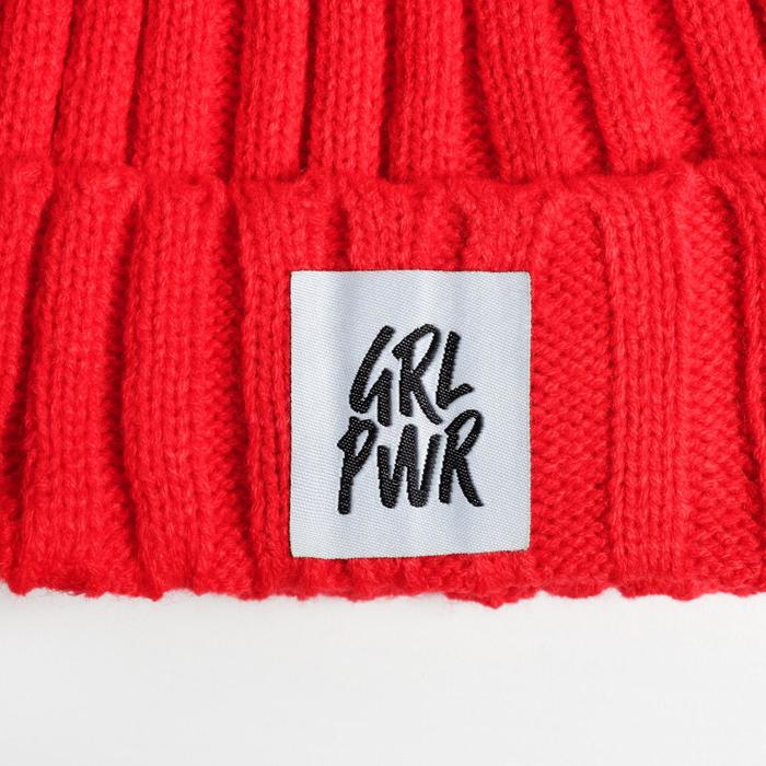 

Beauty Fox с помпоном, "GRL PWR"