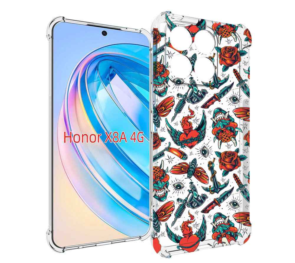 

Чехол MyPads олд-скул-пак для Honor X8a, Tocco