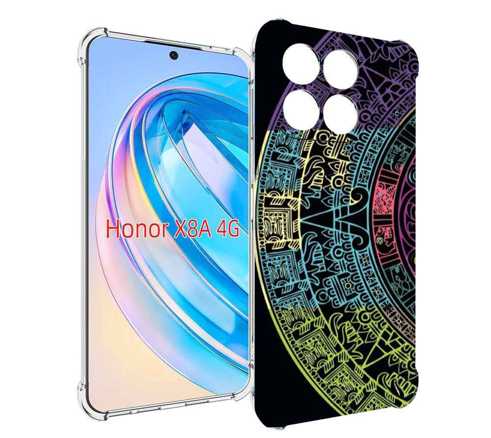 

Чехол MyPads орнамент полукруга для Honor X8a, Tocco