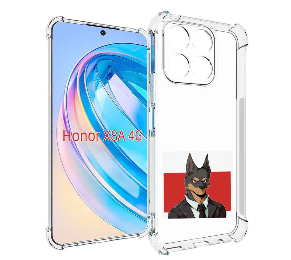 

Чехол MyPads офисный работник собака для Honor X8a, Tocco