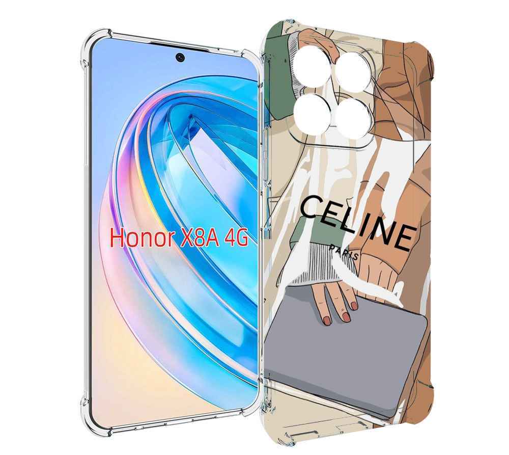 

Чехол MyPads пакет-келин-париж женский для Honor X8a, Tocco