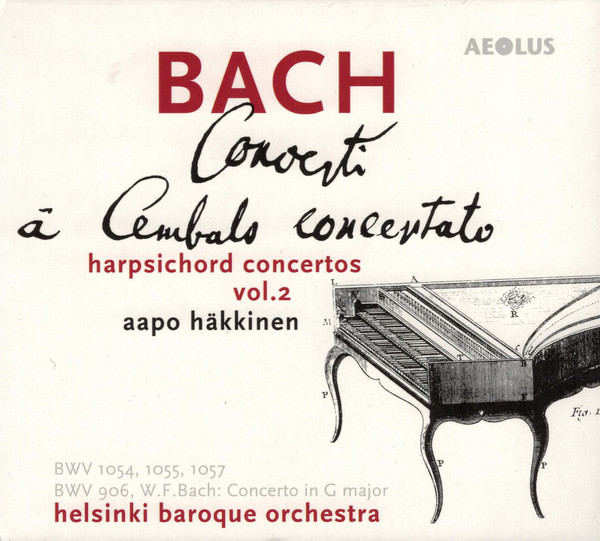 J.S. Bach: Harpsichord Concertos Vol. 2 - Aapo Hakkinen, harpsichord (1 SACD)