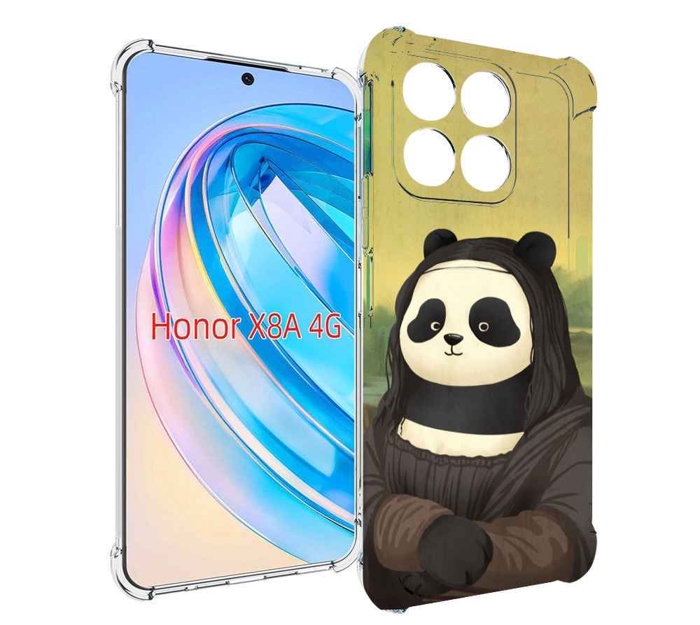 

Чехол MyPads панда монализа для Honor X8a, Tocco