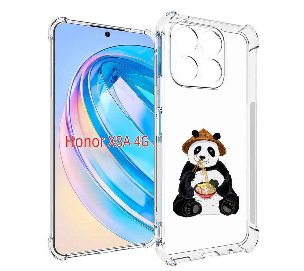 

Чехол MyPads панда-любит-лапшу для Honor X8a, Tocco