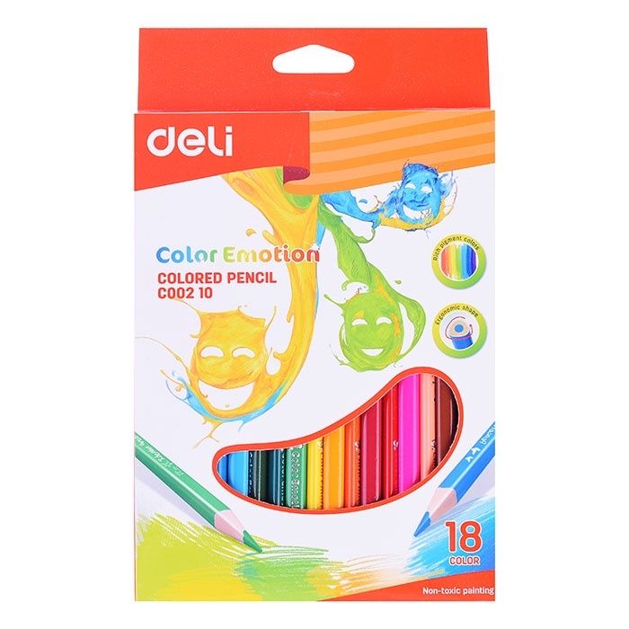 

Deli 18 цветов, трехгранные, липа