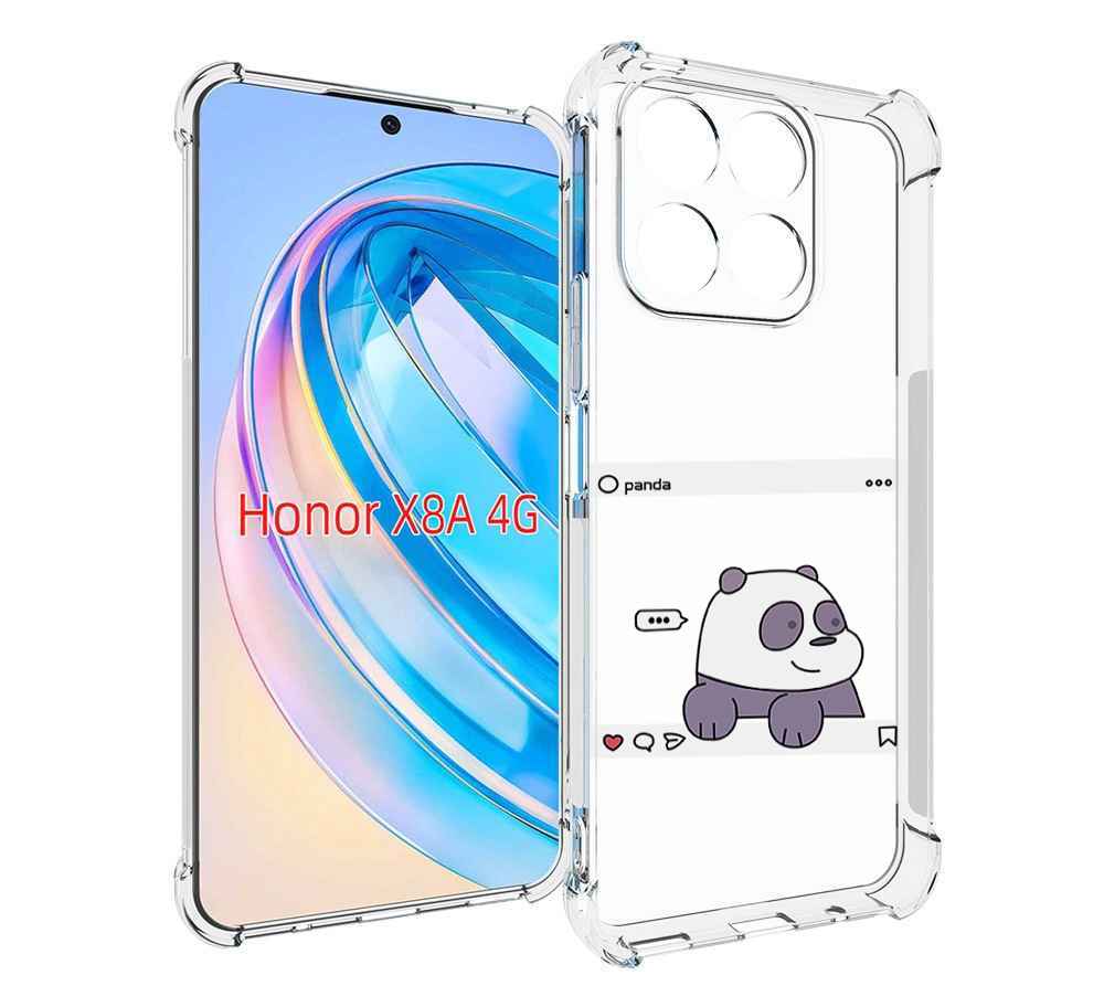 

Чехол MyPads пандочка-фотка для Honor X8a, Tocco