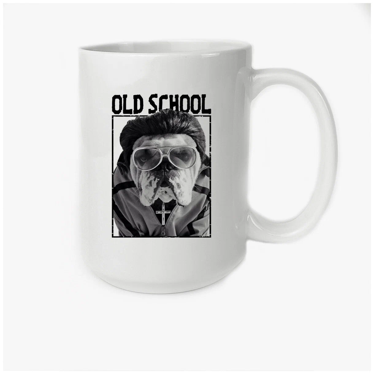 

Кружка CoolPodarok Old scool Бульдог