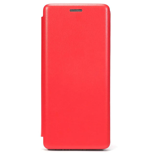 фото Чехол книжка для realme 8 fashion case красный