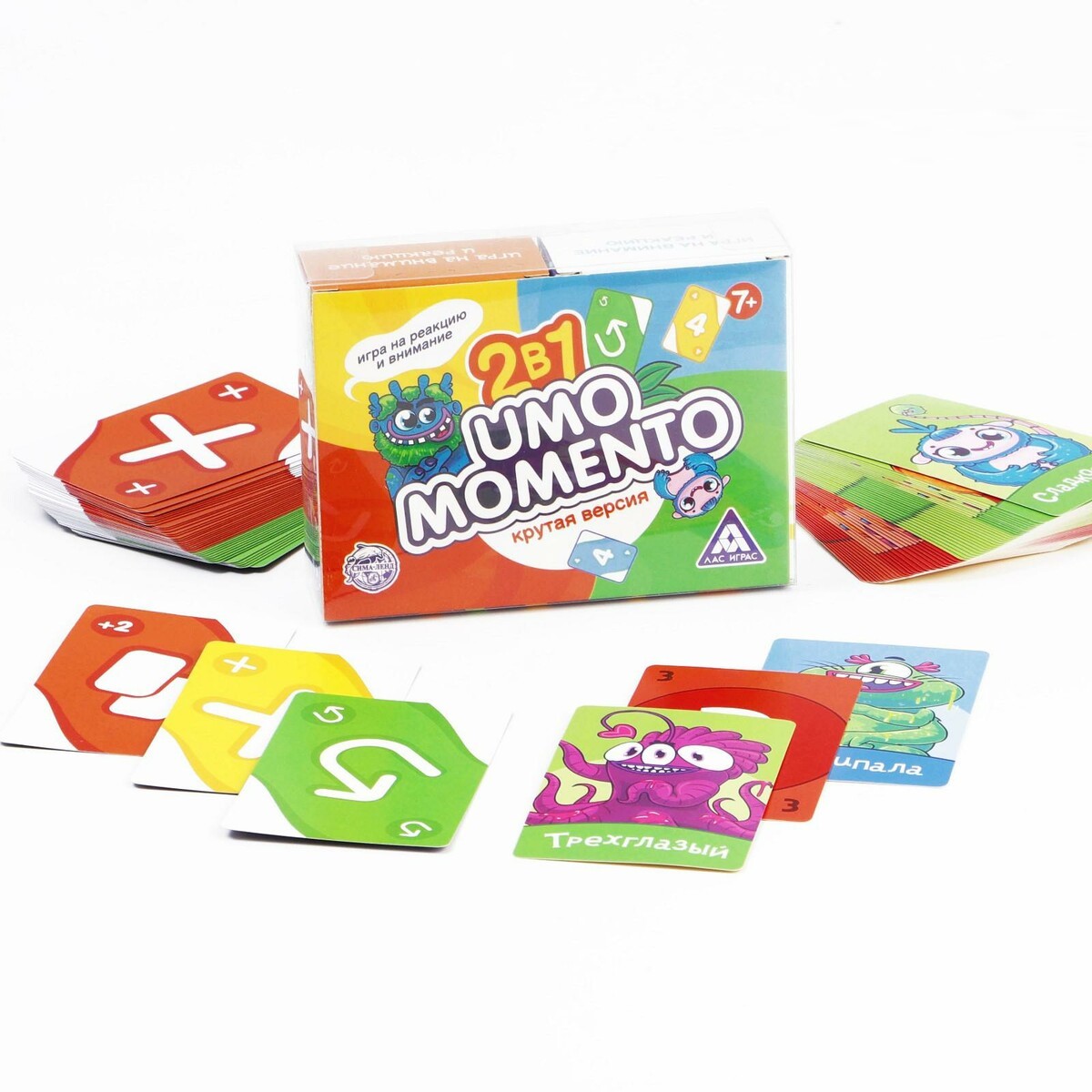 

Лас Играс "Umo momento, 2 в 1, крутая версия", 216 карт