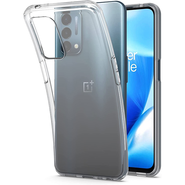 фото Силиконовый чехол для oneplus nord n200 tpu 1мм прозрачный глянцевый