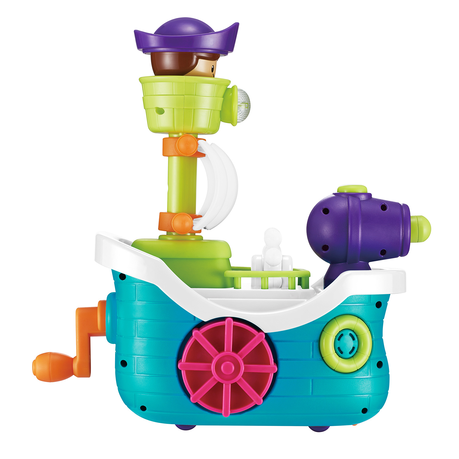 Развивающая игрушка Ауби Пиратский корабль, свет и звук развивающая игрушка ауби пиратский корабль