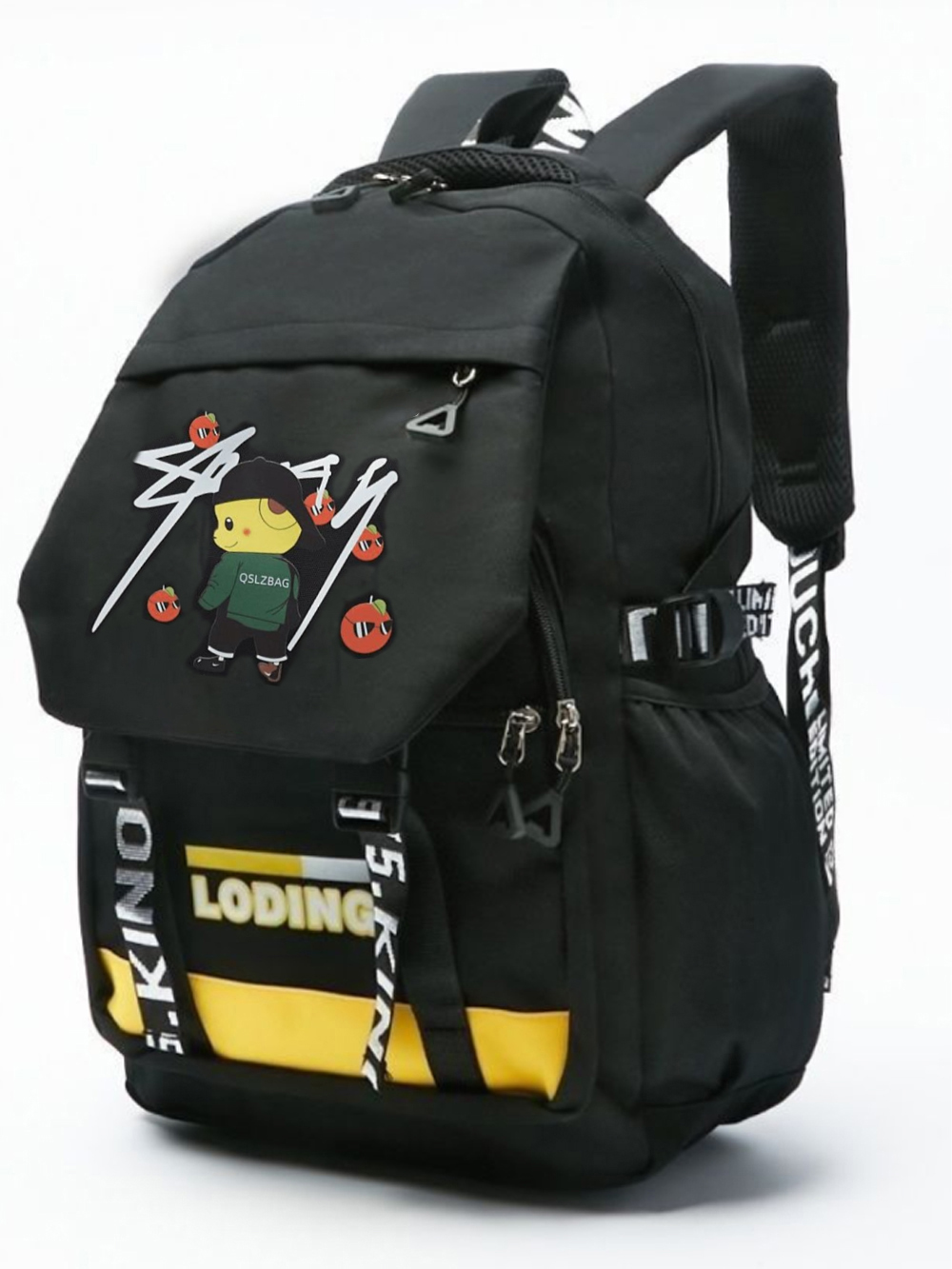 Рюкзак школьный повседневный Kids bags RUK-110-6 черный 3d bags рюкзак радужные бабочки