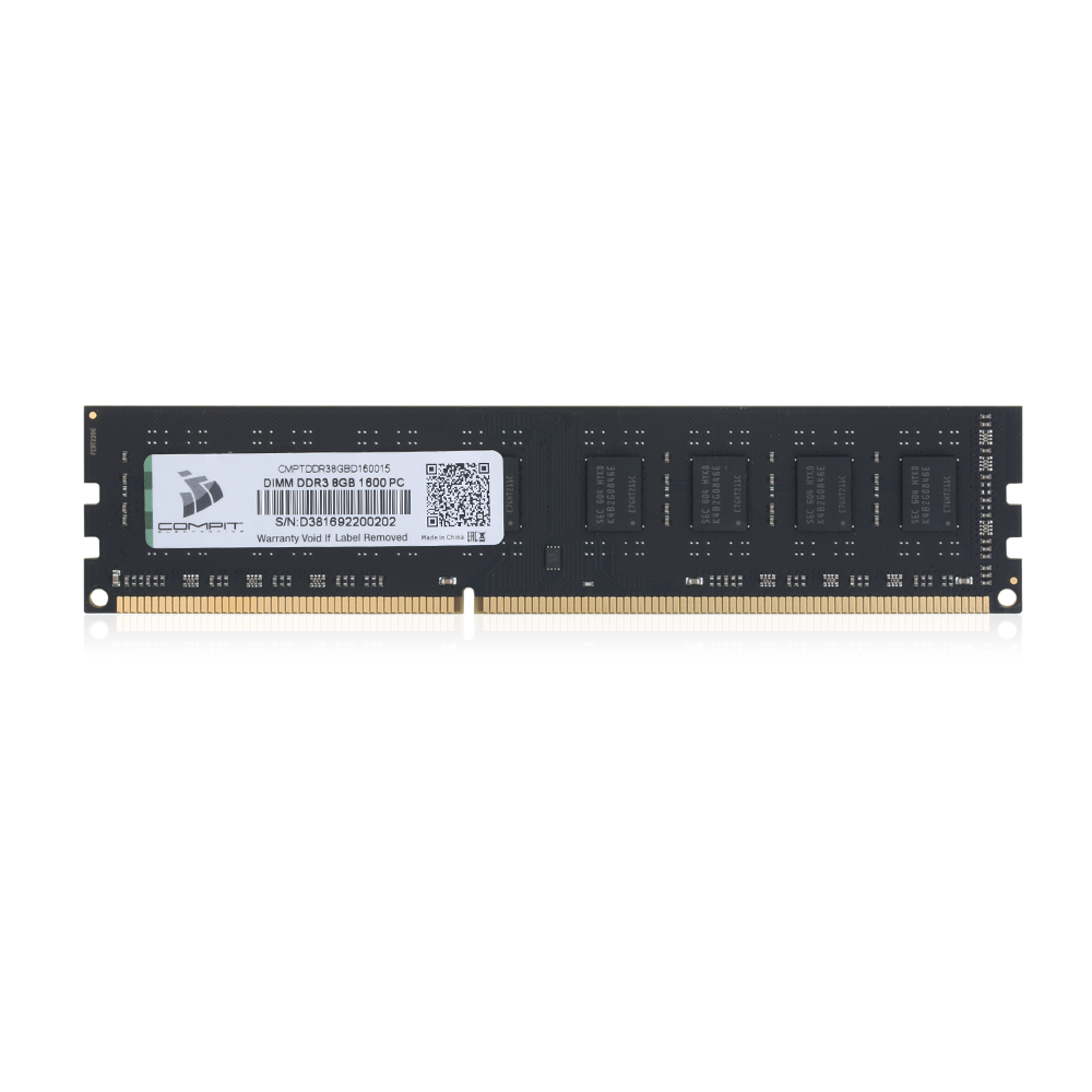 

Оперативная память COMPIT CMPTDDR38GBD160015 (CMPTDDR38GBD160015), DDR3 1x8Gb, 1600MHz, CMPTDDR38GBD160015