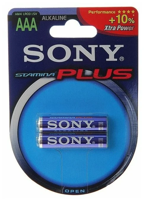 

Sony Батарейка Sony LR03 BP2 (Цена за 1 шт.)