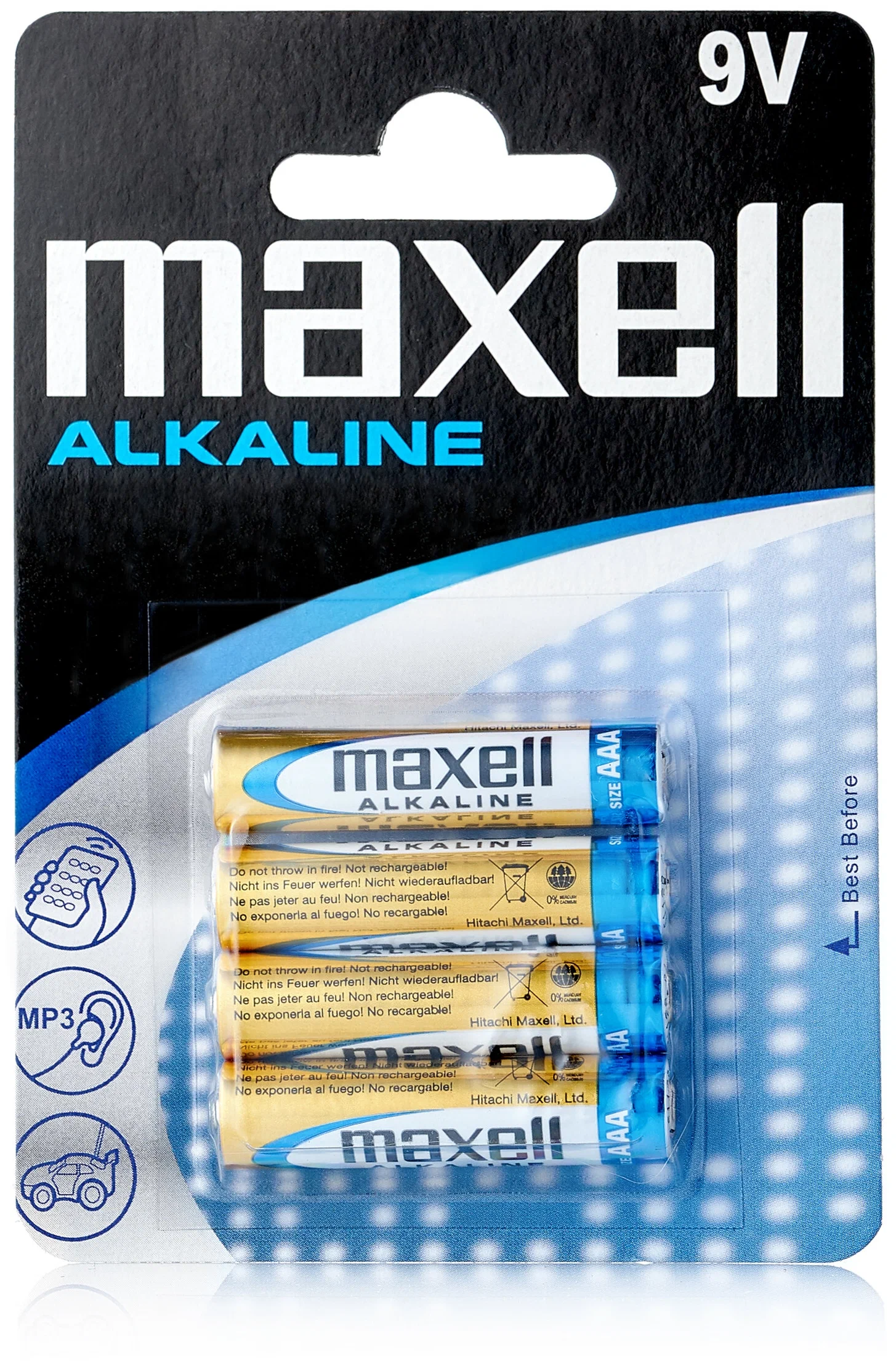 фото Maxell батарейка maxell lr03 bp4 (цена за 1 шт.)