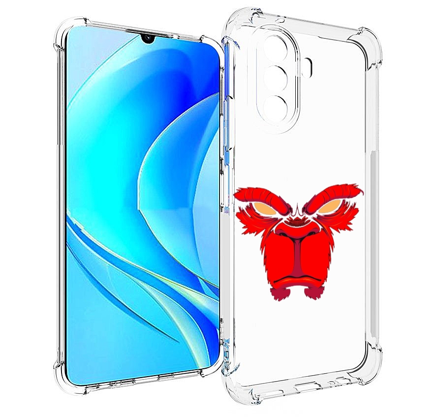 

Чехол MyPads красная обезьяна в темноте для Huawei Nova Y70 / Nova Y70 Plus (MGA-LX9N), Прозрачный, Tocco