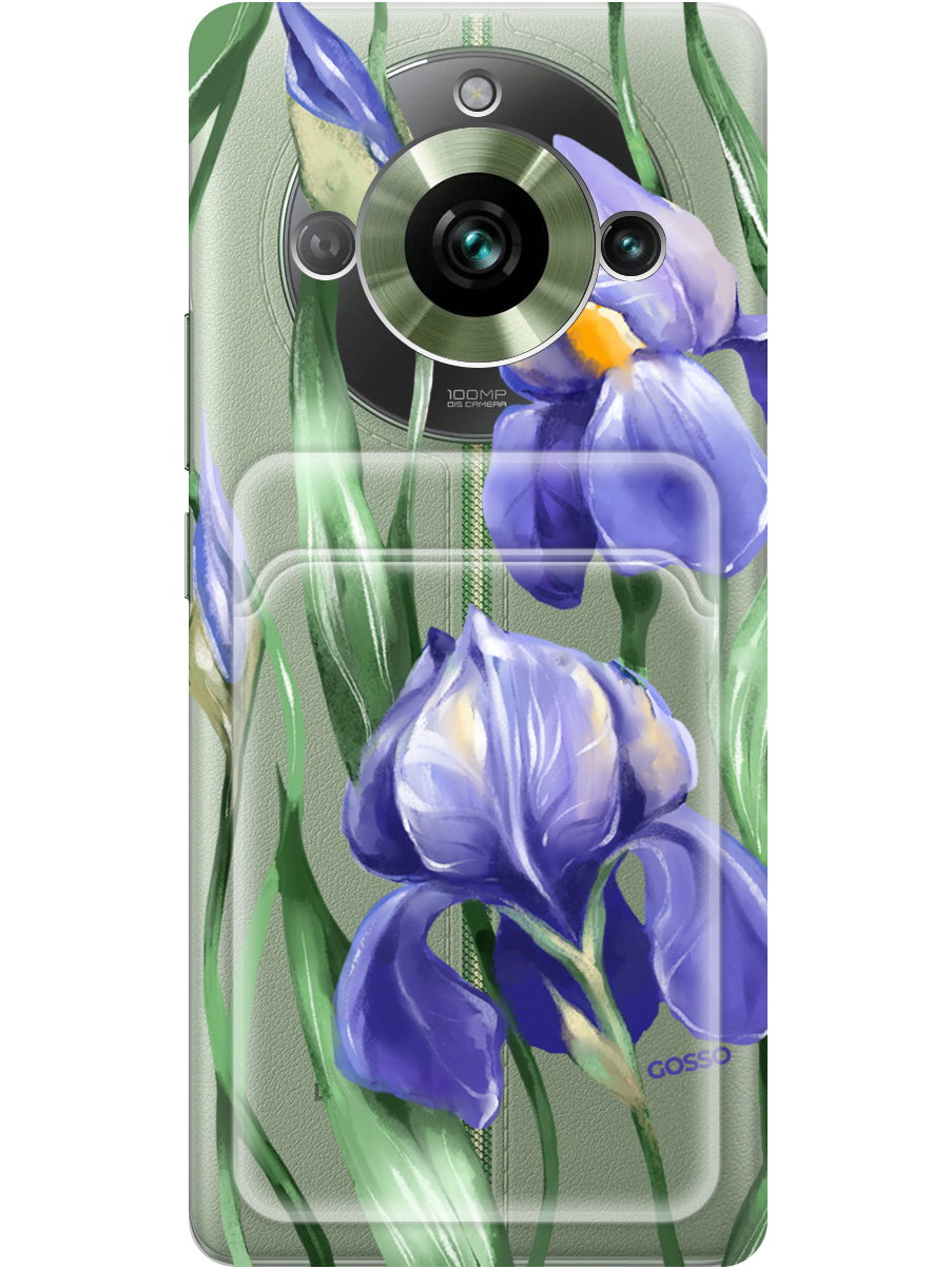 

Силиконовый чехол на Realme 11 Pro / 11 Pro+ с рисунком "Amazing Irises" прозрачный, Прозрачный;белый;синий, 20011996