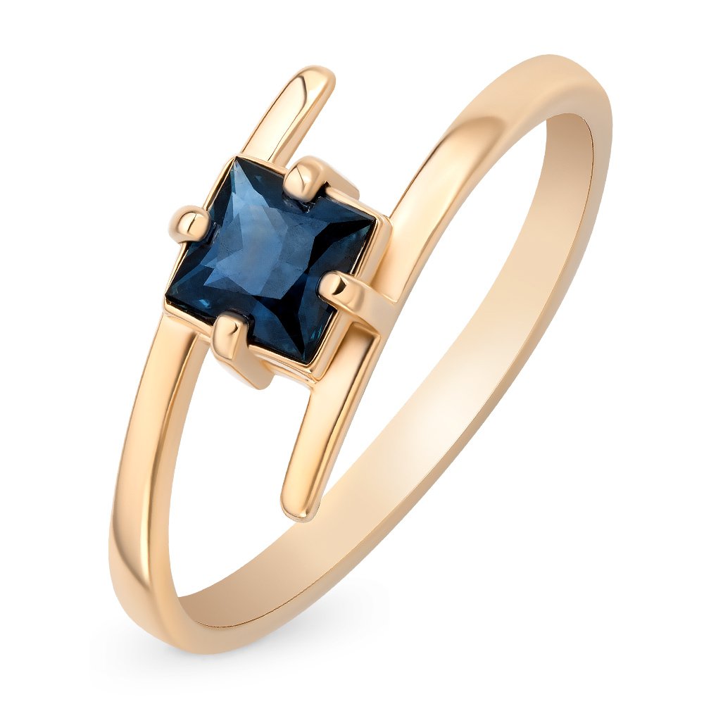 

Кольцо из красного золота с сапфиром р. 15 585Gold 101010870, 101010870