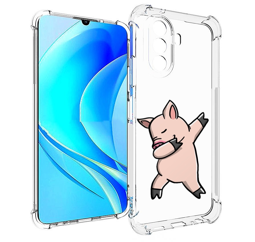 

Чехол MyPads крутой-поросенок для Huawei Nova Y70 / Nova Y70 Plus (MGA-LX9N), Прозрачный, Tocco
