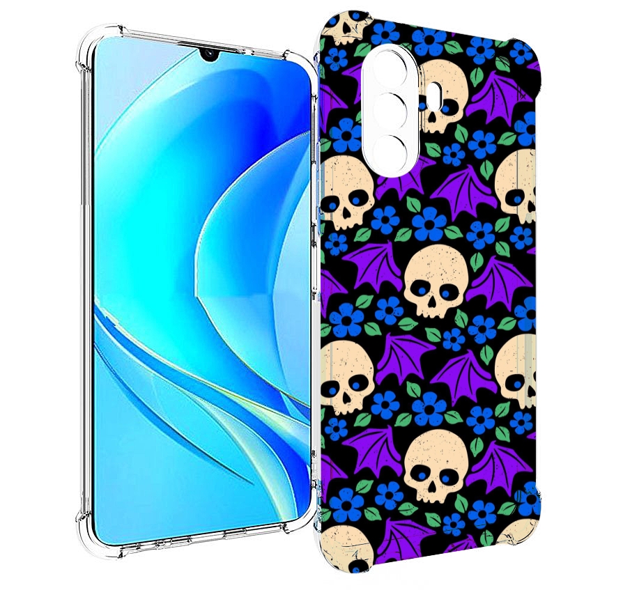 

Чехол MyPads крылатые черепа для Huawei Nova Y70 / Nova Y70 Plus (MGA-LX9N), Прозрачный, Tocco