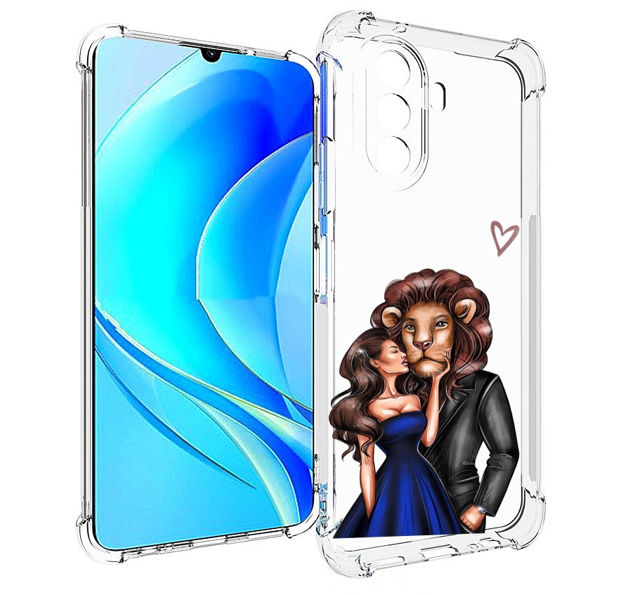 

Чехол MyPads лев-в-смокинге для Huawei Nova Y70 / Nova Y70 Plus (MGA-LX9N), Прозрачный, Tocco