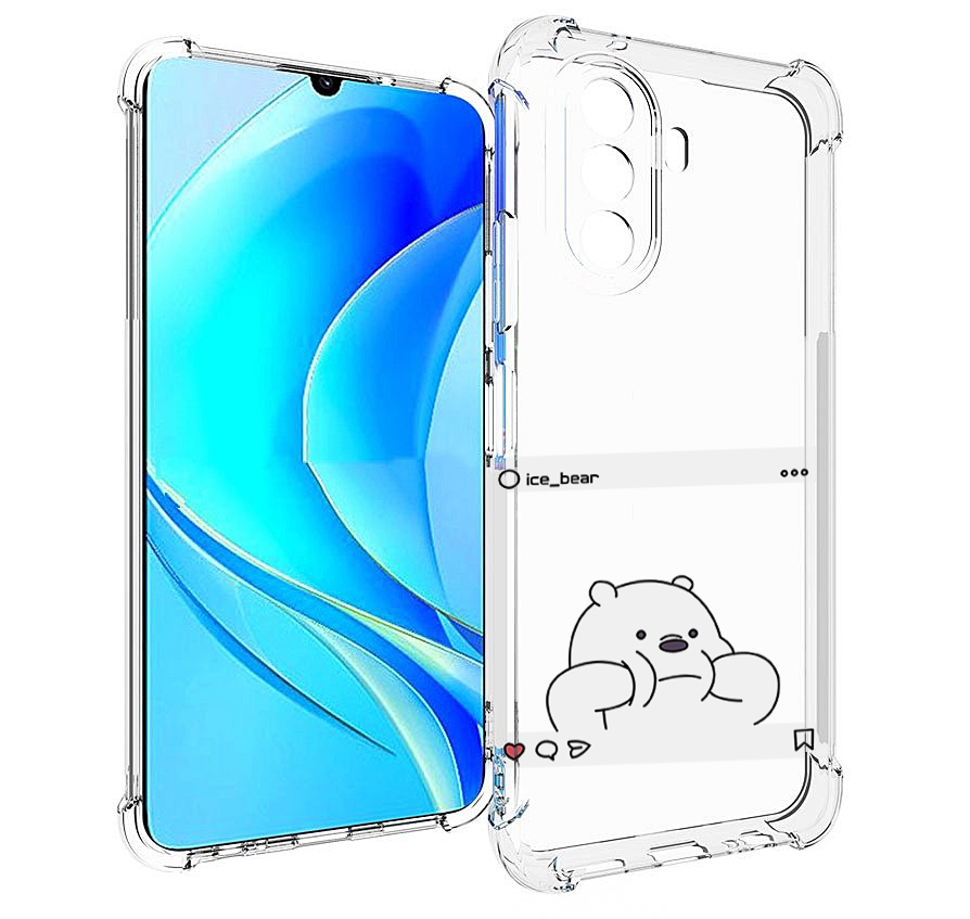 

Чехол MyPads ледяной-медведь для Huawei Nova Y70 / Nova Y70 Plus (MGA-LX9N), Прозрачный, Tocco