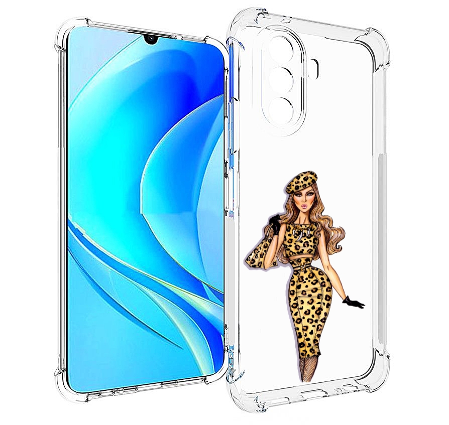 

Чехол MyPads леопардовое платье женский для Huawei Nova Y70 / Nova Y70 Plus (MGA-LX9N), Прозрачный, Tocco