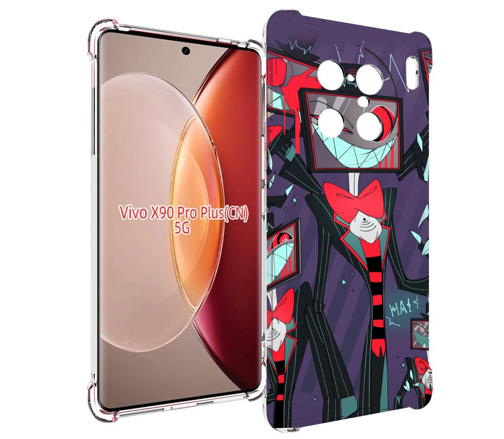 

Чехол MyPads hazbin hotel для Vivo X90 Pro Plus, Прозрачный, Tocco