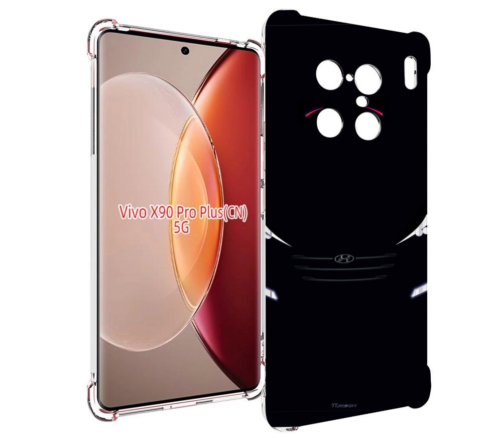 

Чехол MyPads hyundai хендаи 1 для Vivo X90 Pro Plus, Прозрачный, Tocco