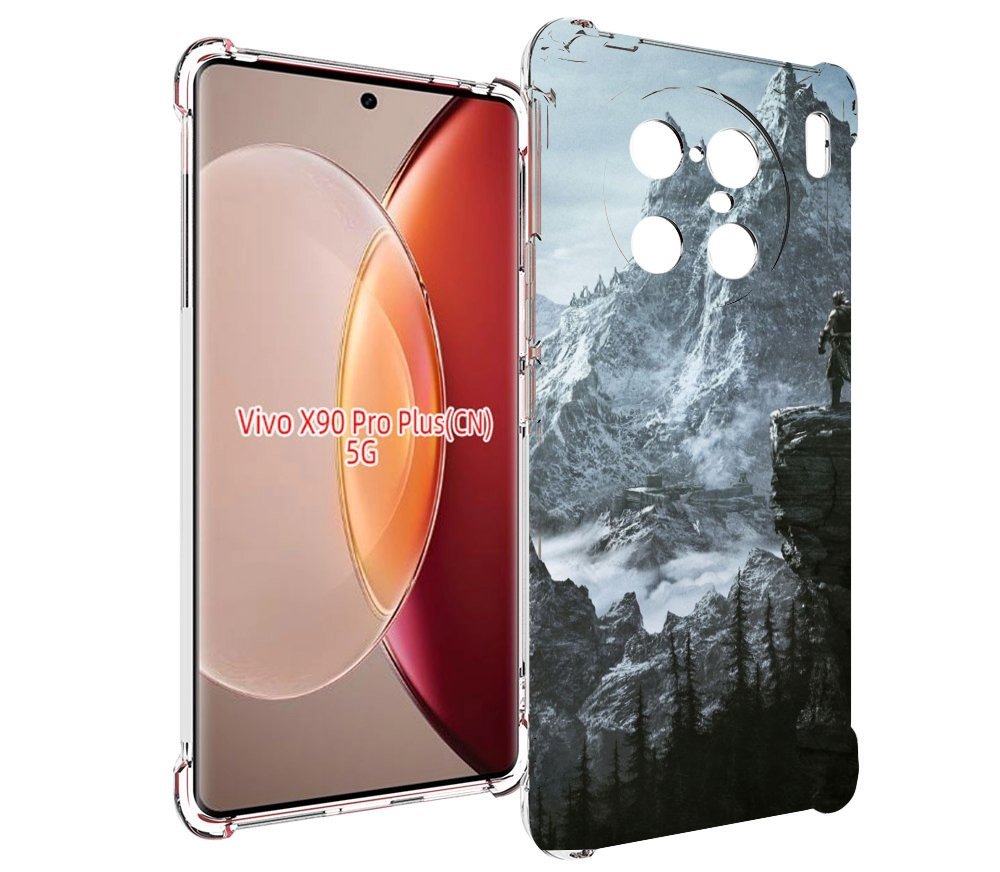 

Чехол MyPads The Elder Scrolls V Skyrim для Vivo X90 Pro Plus, Прозрачный, Tocco