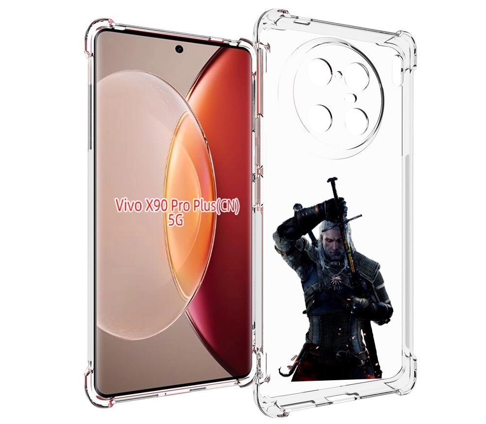 

Чехол MyPads The-Witcher-3-Ведьмак для Vivo X90 Pro Plus, Прозрачный, Tocco