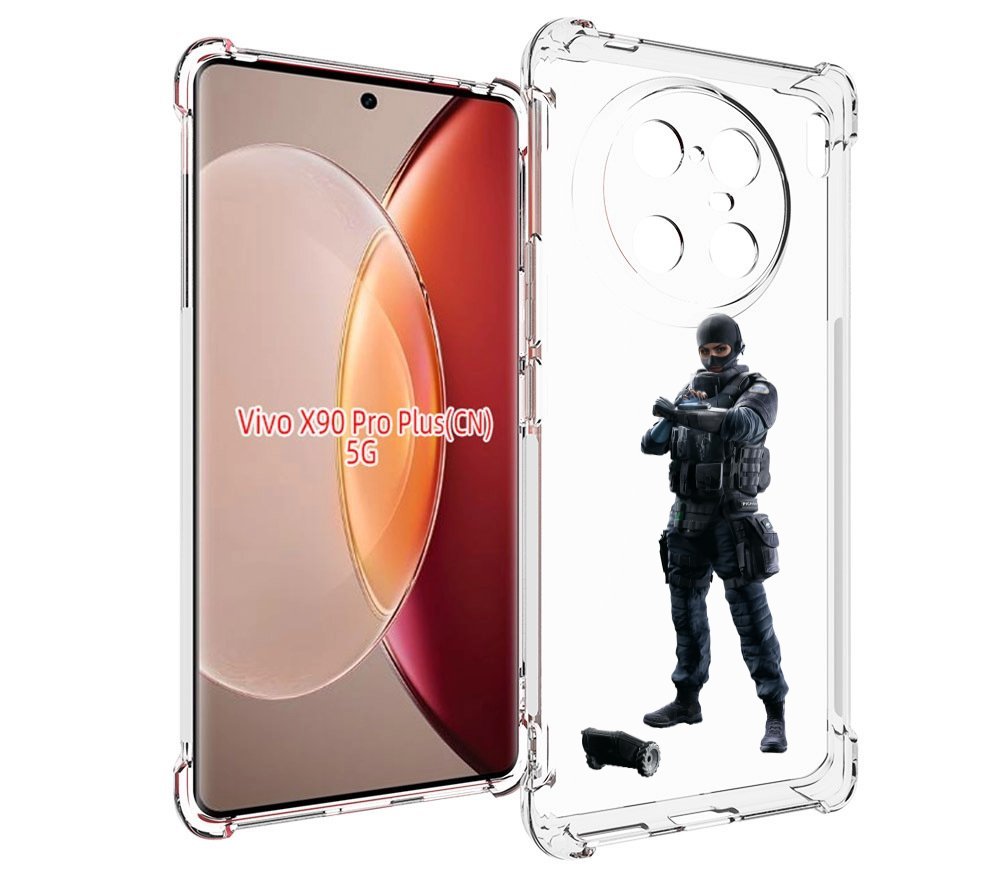 

Чехол MyPads Tom-Clancy's-Rainbow-Six-1 для Vivo X90 Pro Plus, Прозрачный, Tocco